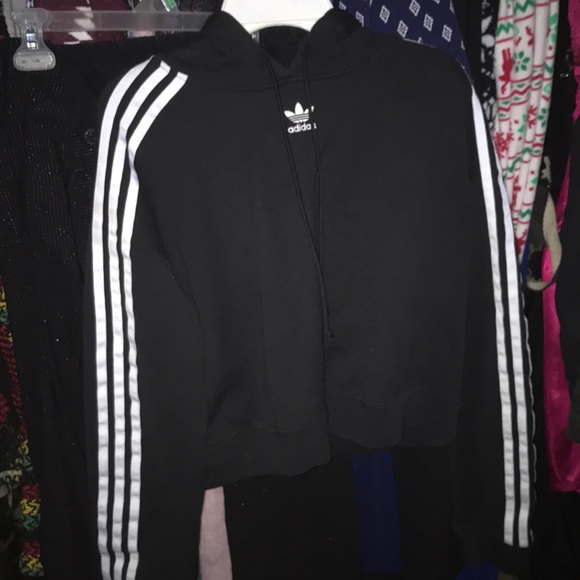 adidas crop top hoodie